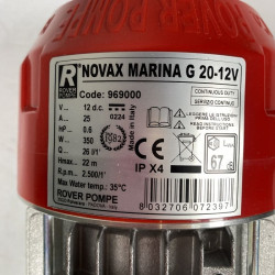 NOVAX MARINA G 20 12V шестеренчатий насос для в'язких рідин
