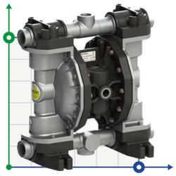 PHOENIX P160 ALU HYTREL ATEX Pneumatische Membranpumpe