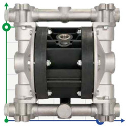Pneumatyczna pompa membranowa BOXER 50 ALUMINIUM IB50-ALHTTAN--