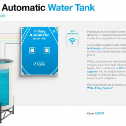 Contrôleur pour le remplissage automatique d'un réservoir, d'un conteneur, d'un tonneau d'eau avec WiFi