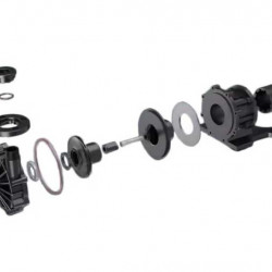 Насос для химии герметичный MP-HX-441 CFRPP, 330L/min, 19M, 380V-TOSHIBA