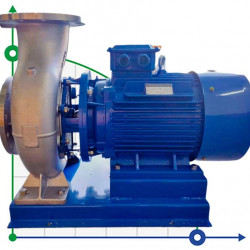 TKHW 250/285-45/4 (450/24), 45 kW, AISI 304, 1480 horizontal stainless steel pump