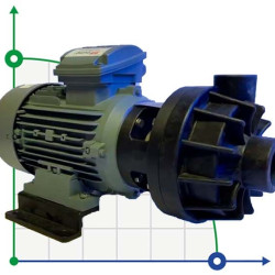 Kunststoff-Chemiepumpe DiaPump PA-6500 (1,1 kW)