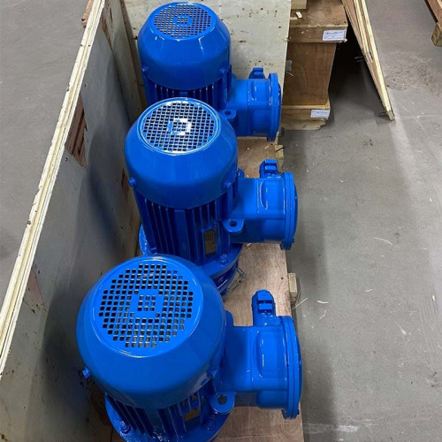 Pompe en ligne en acier inoxydable IHG 65-200/2-304, 25/50, 7,5 kW, 2900 tr/min, 380 V, Ex