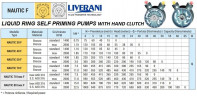 Вихревой насос для перекачки кислот LIVERANI NAUTIC 80 Inox F, 900 л/мин, AISI 316, с ручным сцеплением, без двигателя