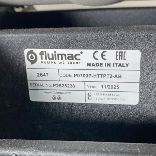 Pompa membranowa do kwasu siarkowego PHOENIX P700 PP HYTREL+PTFE, 700 l/min