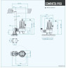 Submersible pump Dreno COMPATTA PRO 50-2/150 M with Vortex impeller