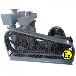 Vacuum pump 2BE1-153 with EX motor 22 kW, 3 phases, 380V, 50 Hz, belt connection, AISI 304