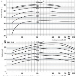 Vacuum pump 2BE1-153 with EX motor 22 kW, 3 phases, 380V, 50 Hz, belt connection, AISI 304