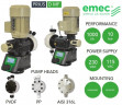 Multifunctional diaphragm motor dosing pump EMEC series PRIUS D MF 12-1000 l/h, 10-5 bar