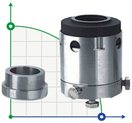 Gleitringdichtung R-HG204B 100, SIC/CAR, VITON, 316