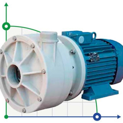 Горизонтальний відцентровий насос МВ 150, ПП, LIP SEAL, VITON, A