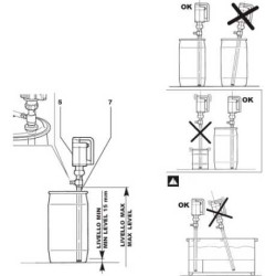 Draft electric pump TR ATEX PP shaft Hastelloy 1200 mm