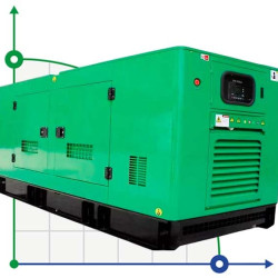 Industrial diesel generator XHYW-1000GF with ATS, engine Weichai 1250kVA, 1000kW, 380V/50HZ closed type