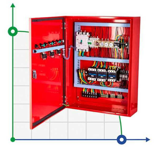 Station de pompage automatique d'extinction d'incendie BEDJ 50/8-10-12-3 (3 l/s, 80m, 7.5kW)