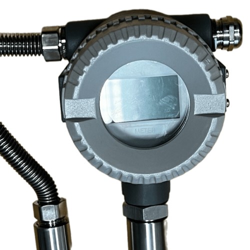 DN150 Dosificación de vapor de proceso, caudalímetro vortex de acero inoxid. LUGB-D PN16 RF brida DIN, 1,4-14 t/h, <1,6 MPa, <250°C, 4-20mA, ExdIIBT6