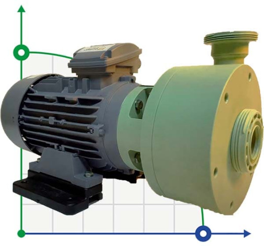 Насос химический полипропиленовый DiaPump PA-6700 (2,2кВт)
