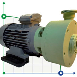 Chemische Polypropylenpumpe DiaPump PA-6700 (2,2 kW)