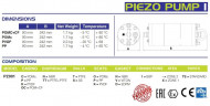 Bomba neumática antideflagrante para pozos FLUIMAC PIEZO PUMP 1, POM, 8 l/min