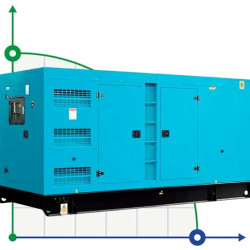 Industrial diesel generator XHYC-1000GF with ATS, engine Cummins 1250kVA, 1000kW, 380V/50HZ closed type