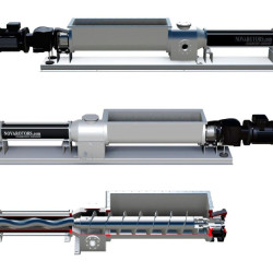 Slurry screw pump Nova Rotors DHS-T, D020, 1L1, 4.9m3/h, 60m, 1400rpm