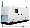 Générateur diesel industriel XHYP-240GF avec ATS, moteur Perkins 300kVA, 240kW, 380V/50HZ type fermé