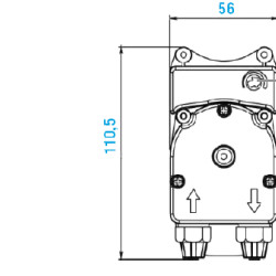 Перистальтический насос F-T 0001 230V