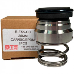 Mechanical seal R-E5K-U 25, CAR/SIC, EPDM, 304, CC for DAB NKV pump SP00001769
