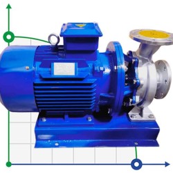 BGWH 80-200 (50/50), 15kW, 2880 - bomba horizontal de acero inoxidable
