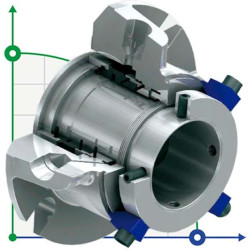 Sello de cartucho Flowserve R-ISC2-PX 43, SIC/SIC, VITON, 316