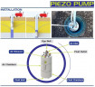 Bomba neumática sumergible para bombeo de condensados FLUIMAC PIEZO PUMP 1, POM+CF, 8 l/min