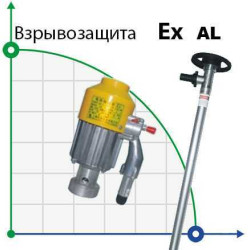 BTS-HD-EX2-V+AL-HP-1500mm Fasspumpe