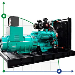 Industrial diesel generator XHYS-250GF with ATS, engine Kaipu 250kVA, 250kW, 380V/50HZ open type