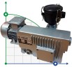 Вакуумный насос Zinisan ZYVP-016/0,37 масляный одноступенчатый