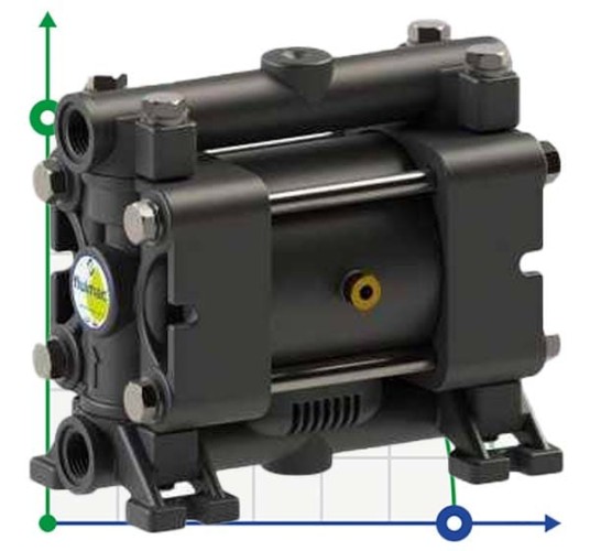 Bomba neumática de diafragma PHOENIX P07 POM ATEX