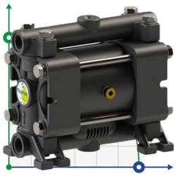 PHOENIX P07 POM ATEX Pneumatische Membranpumpe