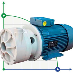 Горизонтальний відцентровий насос МВ 180, ПП, LIP SEAL, VITON, A