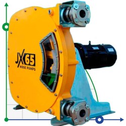 Industrielle Schlauchpumpe JXHIN-65-CI+Titanium-F-NBR-P, 18 m3/h, 5,5 kW, 16 bar, 380V