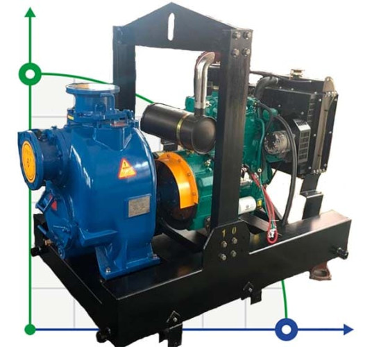 P-6 self-priming diesel pumping station (motor pump)