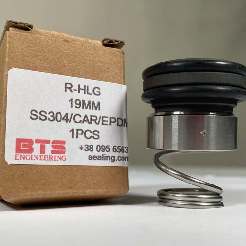Uszczelnienie mechaniczne wału pompy Hilge R-HLG 19, L, SS/CAR, EPDM, 304, 2H