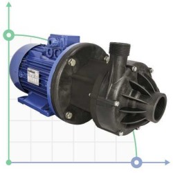 Відцентровий насос з магнітною муфтою DM 15 PVDF, VITON, 2,2 кВт
