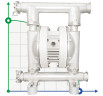 RUBY FDA 040S-W-TST-T насос пневматический мембранный