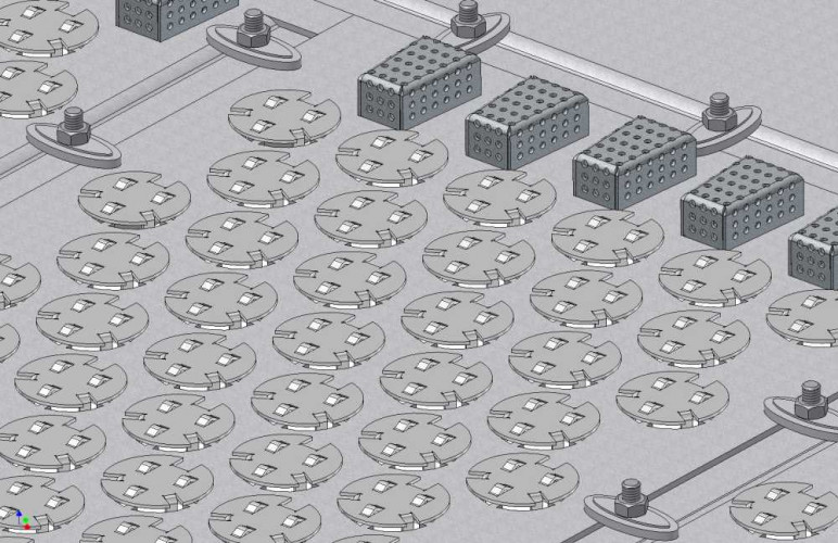 Тарелка клапанная AISI 304,800 мм с промоутерами для расспределения потока