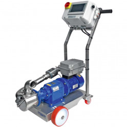 Импеллерный насос для перекачки вязких пищевых продуктов LIVERANI ALL IN ONE MAJOR 10-200 (Macon) NR TF 2,2 кВт, 50-900 об/мин, 380В все в одном