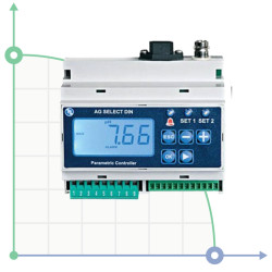 Controller AG–SELECT-DIN 12Vdc - 24Vac/Vdc
