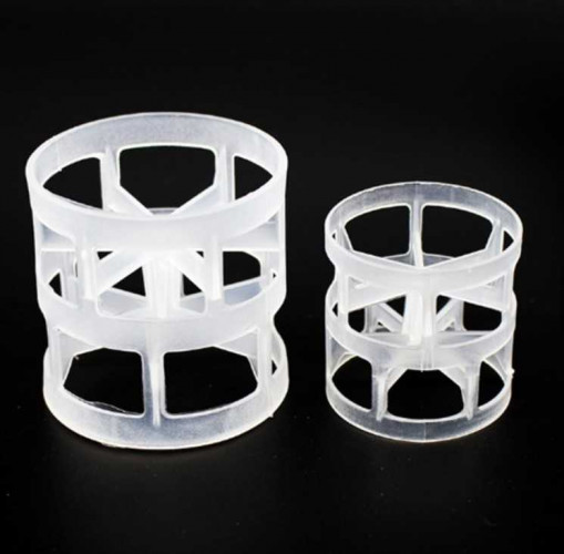 Plastikowe pierścienie Palla, PP, 25x25x1 mm