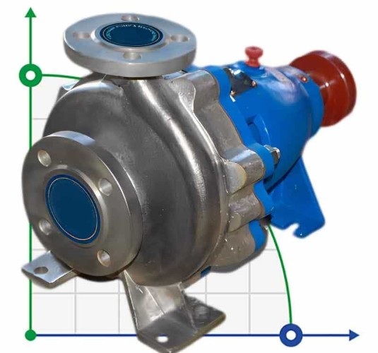 Bomba en voladizo BS 40-315/300, AISI 304, 2900, sin motor