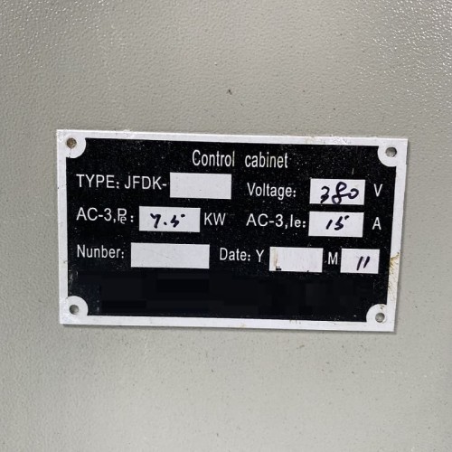 Control panel for pump, 7.5 kW