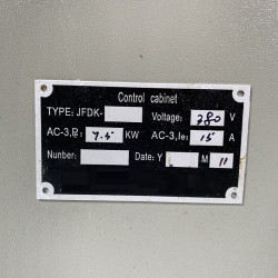 Panel de control de bomba, 7,5 kW
