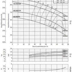 Консольний насос для поливу BS 40-250/150 (27/75,2), 15kW, 2900 без двигуна